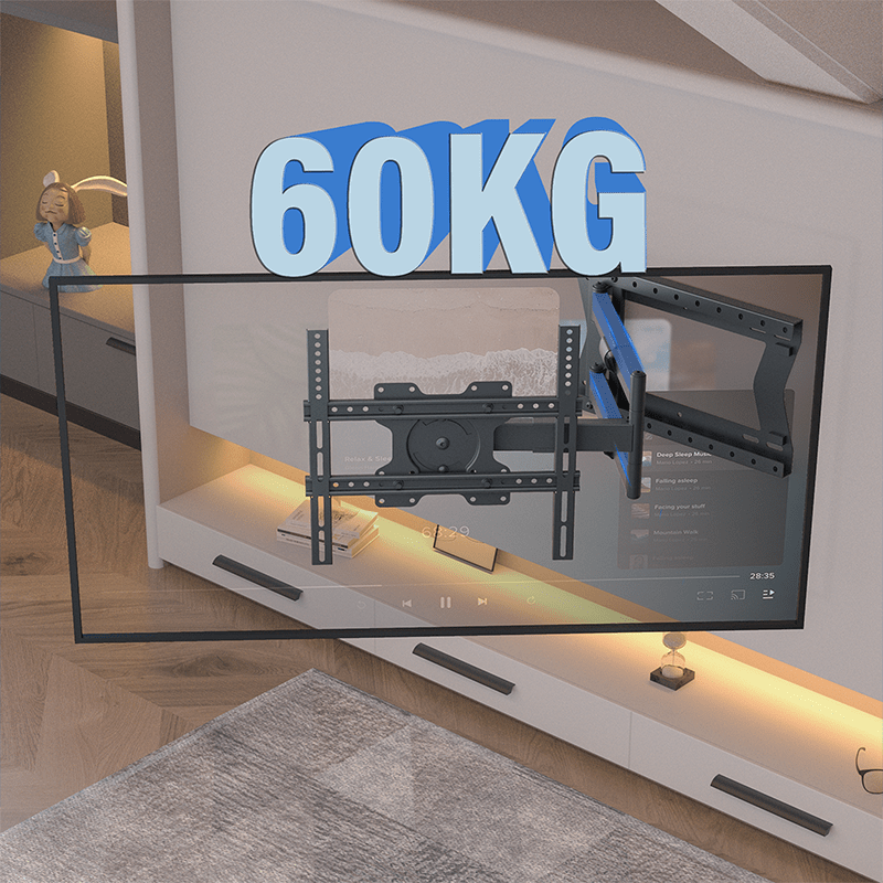 DQ Hercules 2.0 80 cm Flex TV fäste Svart - tvvaggfaste.se