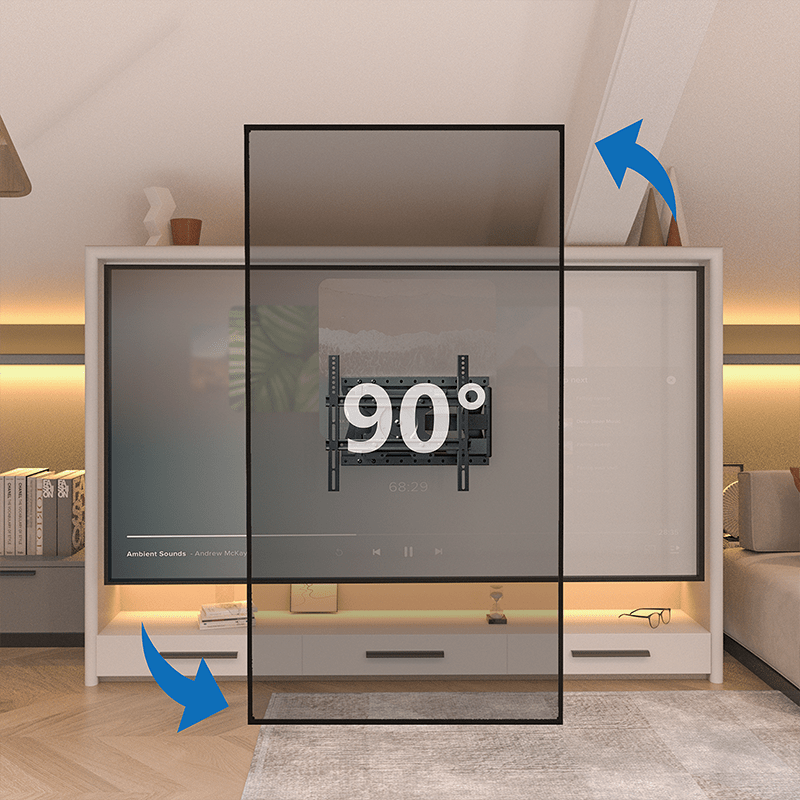 DQ Hercules 2.0 80 cm Flex TV fäste Svart - tvvaggfaste.se