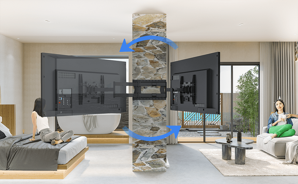 DQ Hercules 2.0 80 cm Flex TV fäste Svart - tvvaggfaste.se