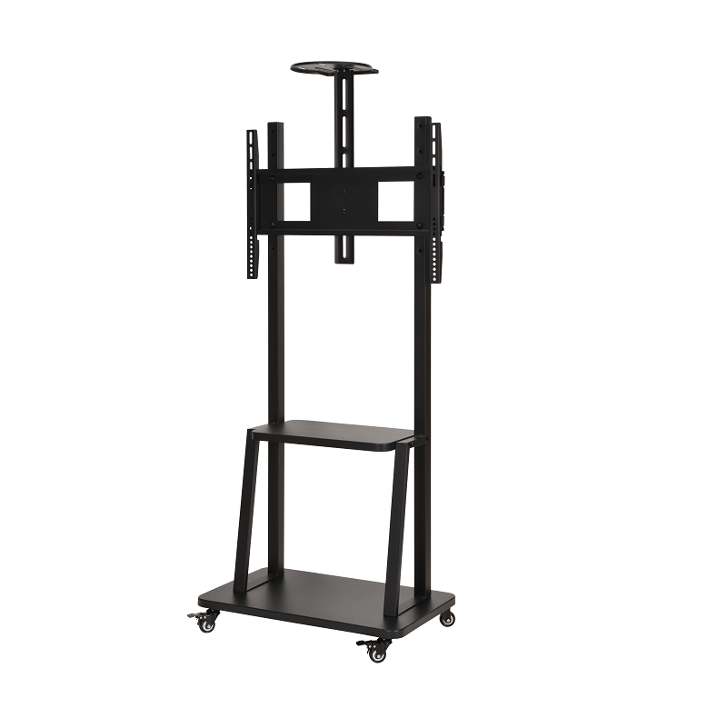 DQ TV Stativ Artemis Svart med hjul - tvvaggfaste.se