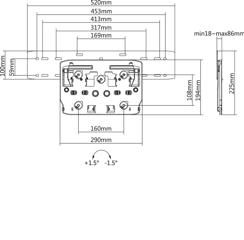 My Wall TV väggfäste HL33L - Samsung® Q - Series - tvvaggfaste.se