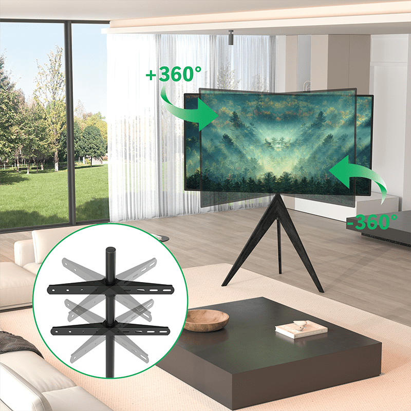 XTRARM Argo Tripod TV - ställ svart - tvvaggfaste.se