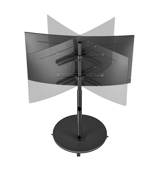 XTRARM Arius TV Stativ svart - tvvaggfaste.se