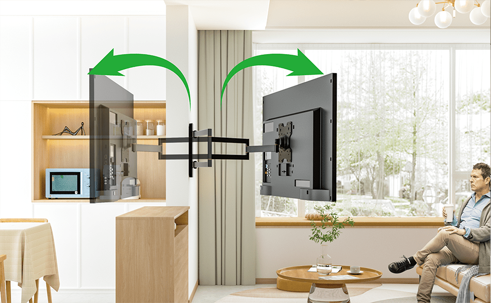 XTRARM Axis XL Svart 108,5 cm - tvvaggfaste.se