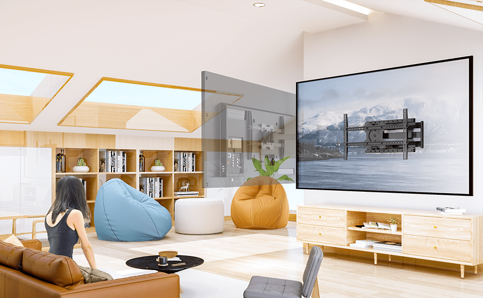 XTRARM Crius 100 cm Rotate 600 TV fäste Svart - tvvaggfaste.se