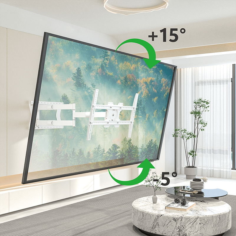 XTRARM Crius 100 cm Rotate 600 TV fäste Vit - tvvaggfaste.se