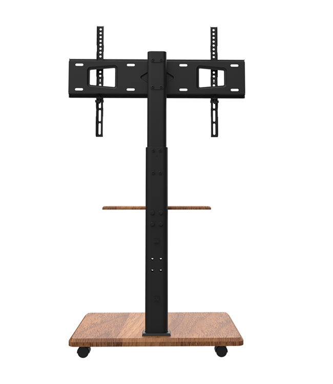 XTRARM Delphos TV Stativ Valnöt med hjul - tvvaggfaste.se