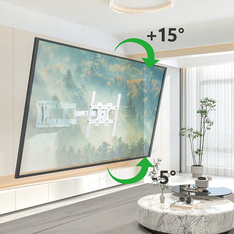 XTRARM Tantal 80 cm Flex TV fäste Vit - tvvaggfaste.se