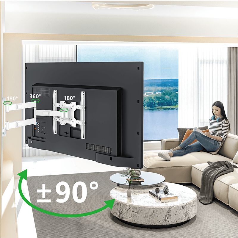 XTRARM Tantal 80 cm Flex TV fäste Vit - tvvaggfaste.se