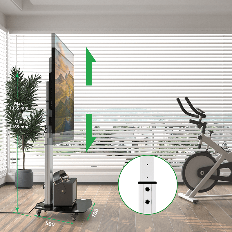 XTRARM TV Stativ Proton 100 Alu - tvvaggfaste.se