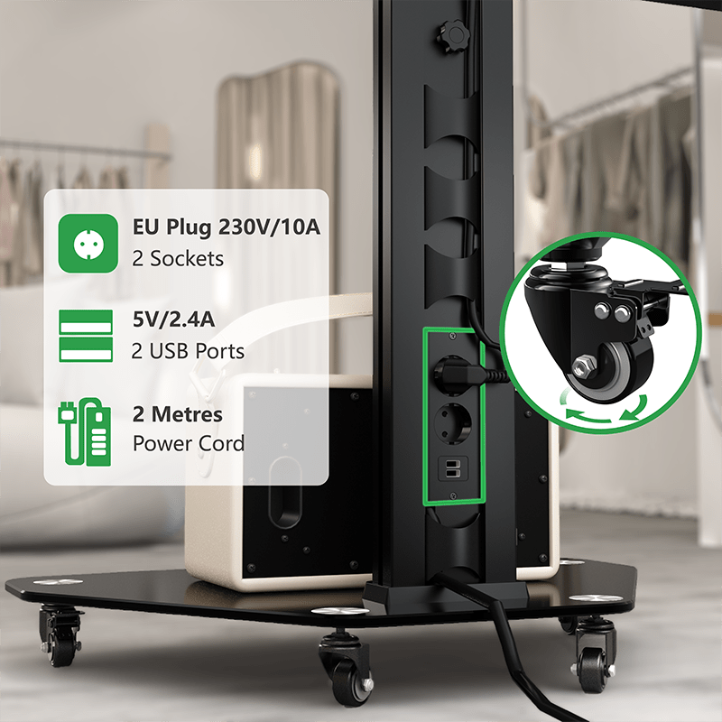 XTRARM TV Stativ Proton 100 Svart - tvvaggfaste.se