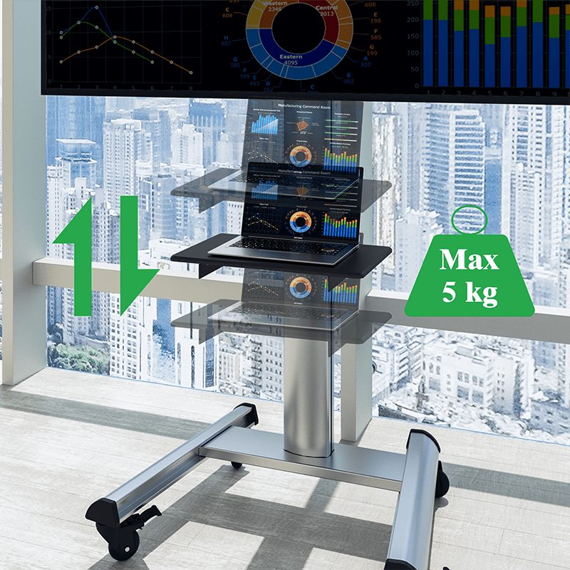 XTRARM TV Stativ Proton 500 alu - tvvaggfaste.se