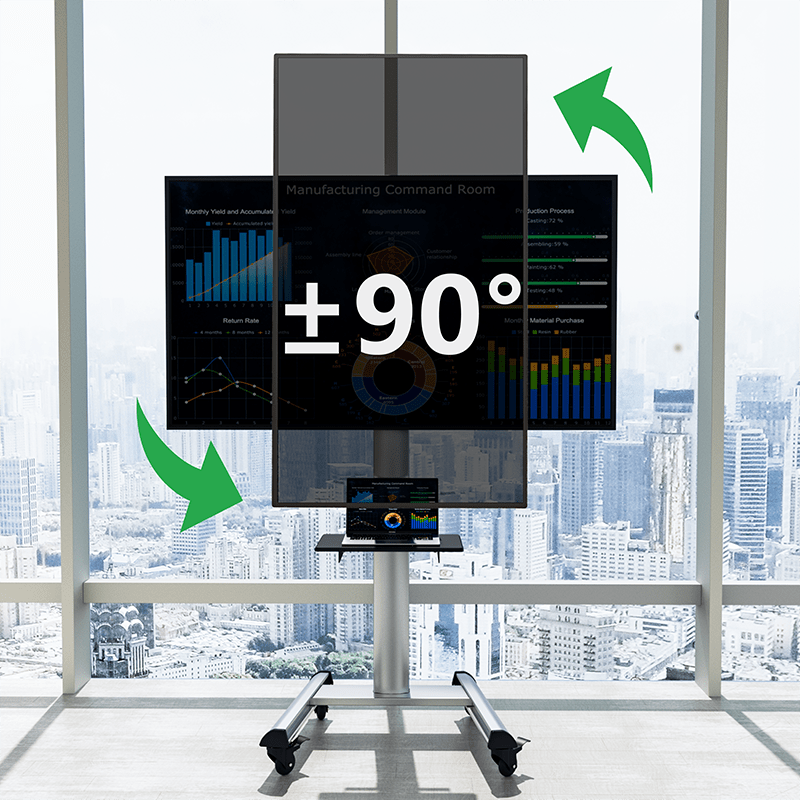 XTRARM TV Stativ Proton 500 alu - tvvaggfaste.se