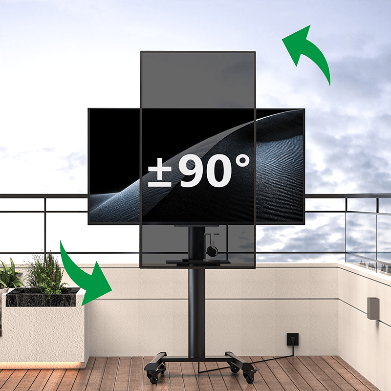 XTRARM TV Stativ Proton 500 svart - tvvaggfaste.se