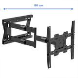 DQ Hercules 2.0 80 cm Flex TV fäste Svart