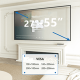 DQ Rotate XL Vit 98,5 cm TV Väggfäste - tvvaggfaste.se
