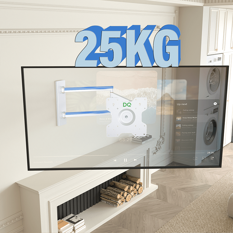 DQ Rotate XL Vit 98,5 cm TV Väggfäste - tvvaggfaste.se