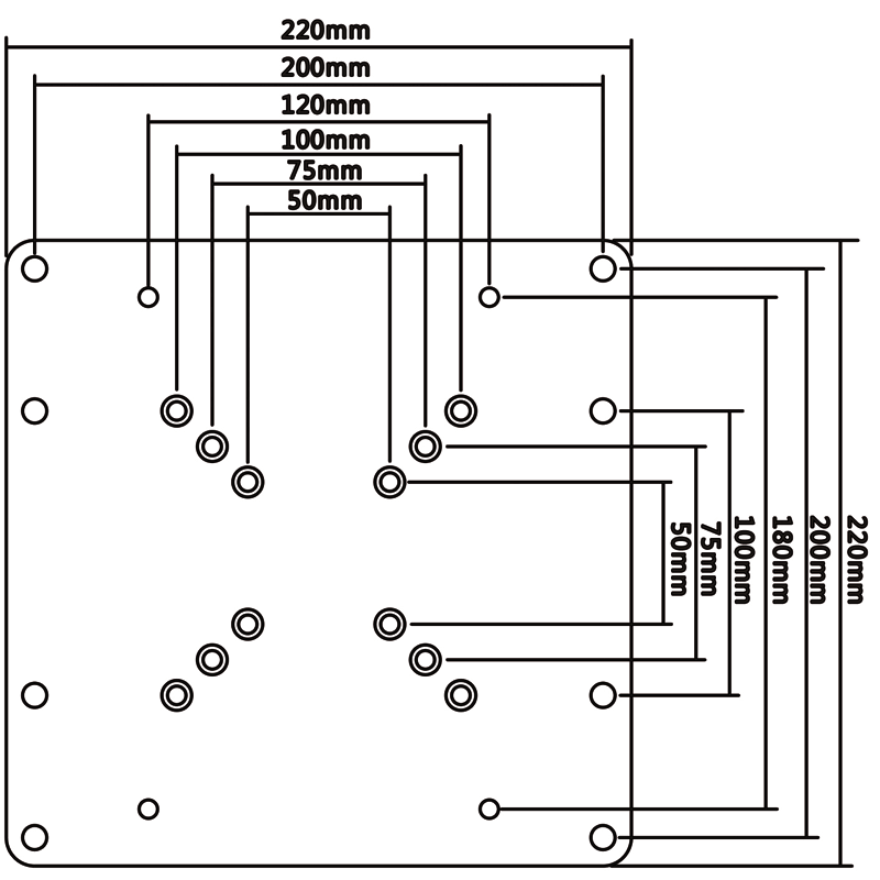 MyWall Hera Adapter 200x200mm - tvvaggfaste.se