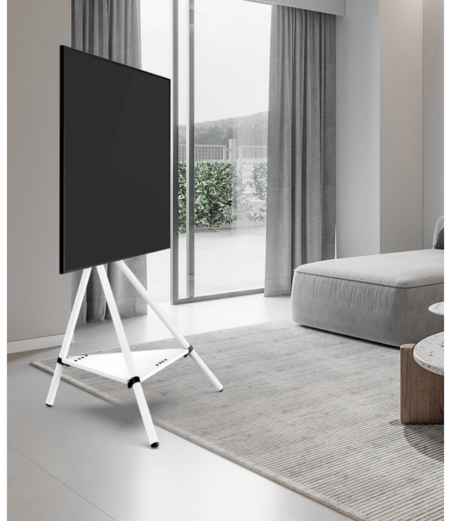 TRARM Ahton Tripod TV Stativ vit - tvvaggfaste.se