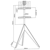 XTRARM Argo Tripod TV - ställ bok - tvvaggfaste.se