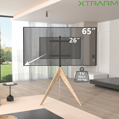XTRARM Argo Tripod TV - ställ grå ek - tvvaggfaste.se