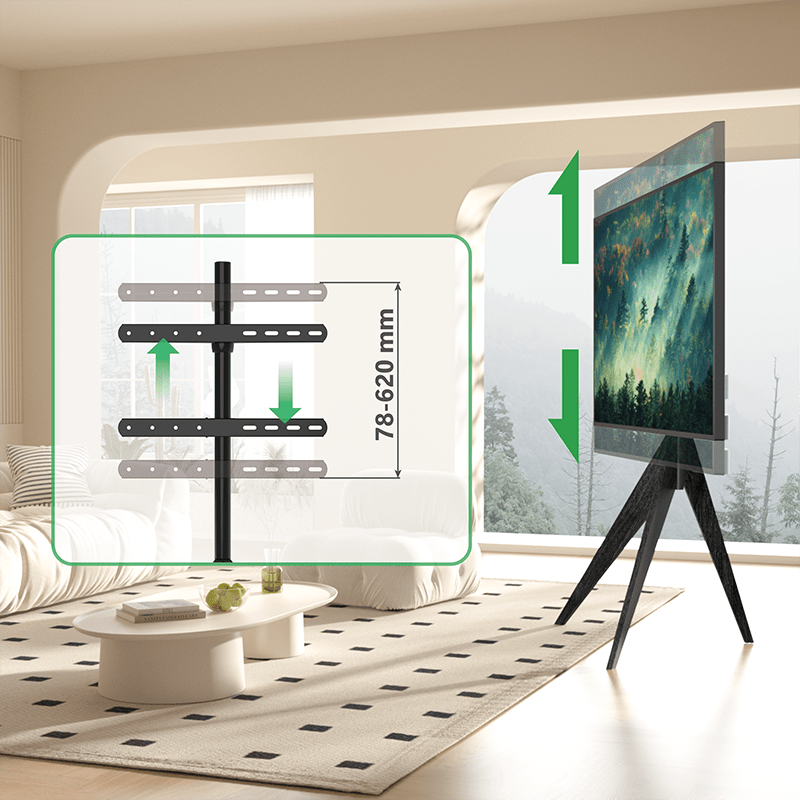 XTRARM Argo Tripod TV - ställ svart - tvvaggfaste.se