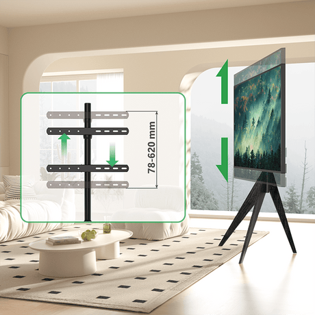 XTRARM Argo Tripod TV - ställ svart - tvvaggfaste.se