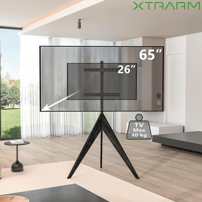 XTRARM Argo Tripod TV - ställ svart - tvvaggfaste.se