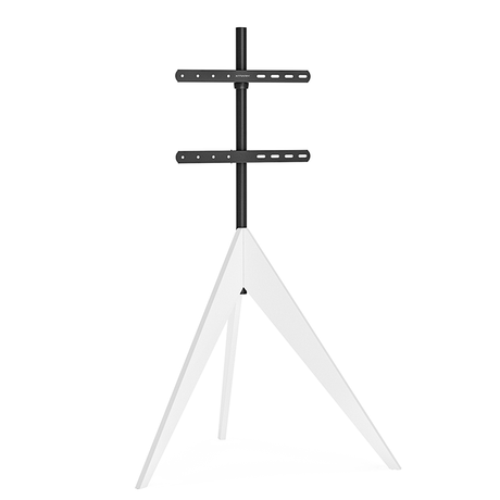 XTRARM Argo Tripod TV - ställ Vit - tvvaggfaste.se