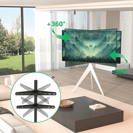 XTRARM Argo Tripod TV - ställ Vit - tvvaggfaste.se