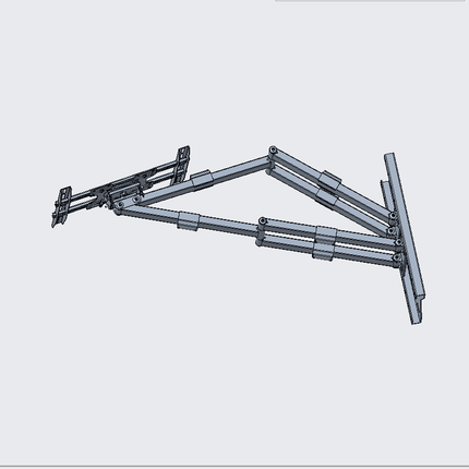 XTRARM Cratos 100 cm Rotate 600 TV fäste Svart - tvvaggfaste.se