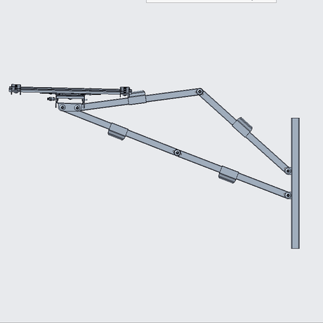 XTRARM Cratos 100 cm Rotate 600 TV fäste Svart - tvvaggfaste.se