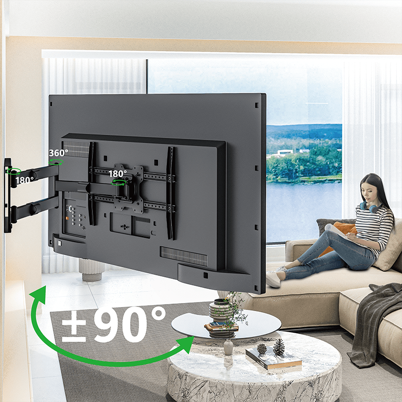 XTRARM Crius 100 cm Rotate 600 TV fäste Svart - tvvaggfaste.se