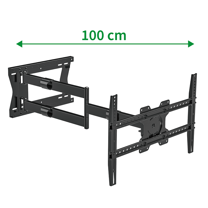 XTRARM Crius 100 cm Rotate 600 TV fäste Svart - tvvaggfaste.se