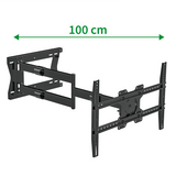 XTRARM Crius 100 cm Rotate 600 TV fäste Svart - tvvaggfaste.se