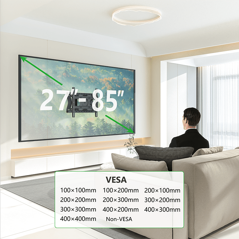 XTRARM Tantal 80 cm Fixed TV fäste Svart - tvvaggfaste.se