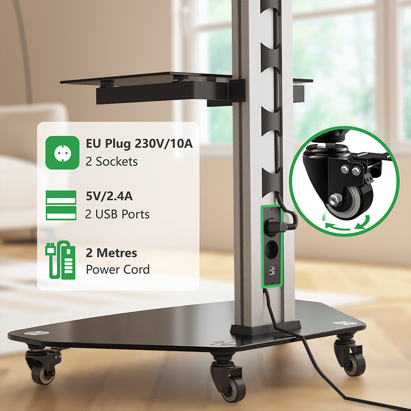 XTRARM TV Stativ Proton 300 alu - tvvaggfaste.se